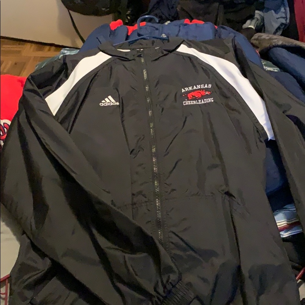 Arkansas cheerleading Windbreaker